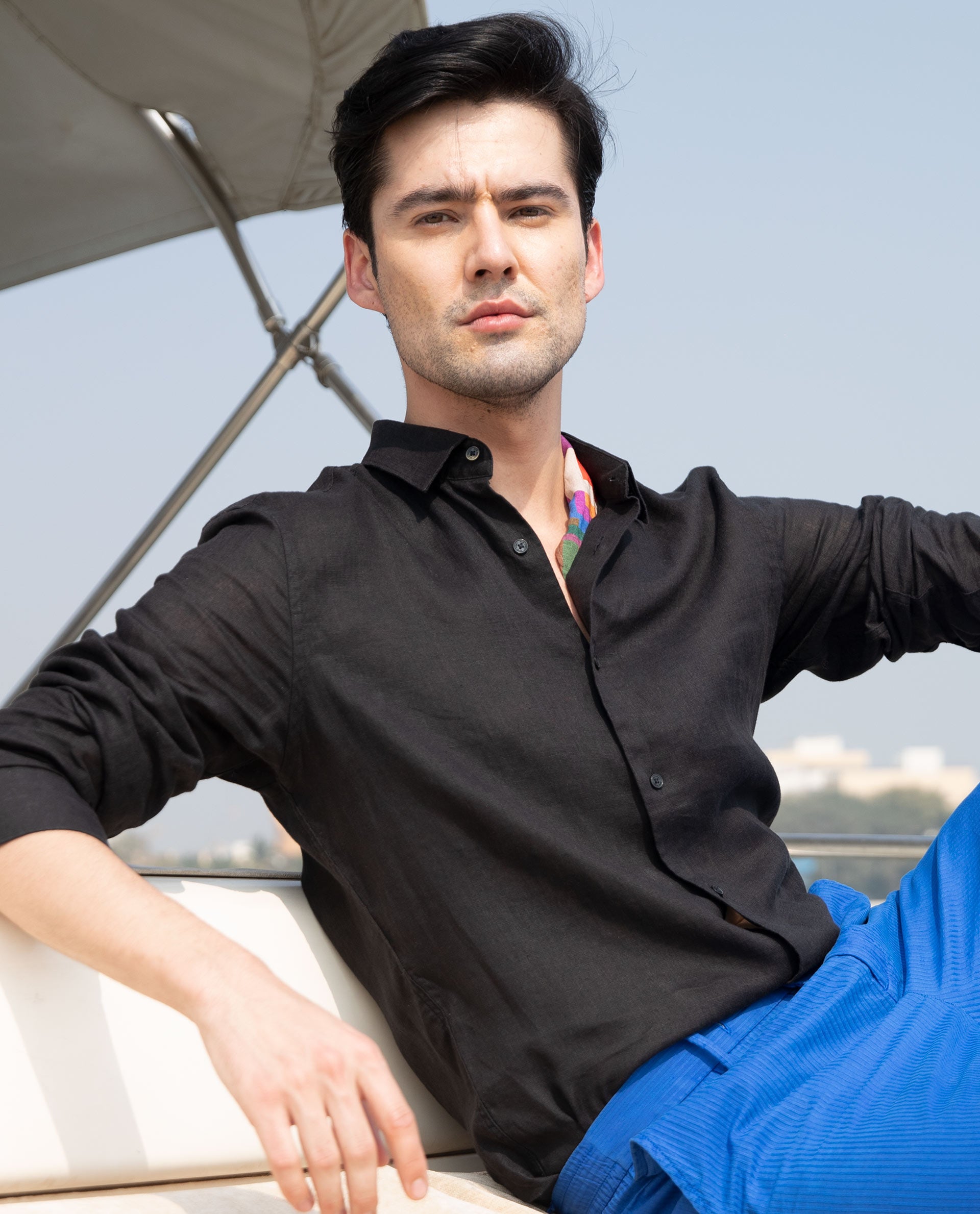 Man in blue dress shirt and black dress pants standing photo – Free Mens  fashion Image on Unsplash