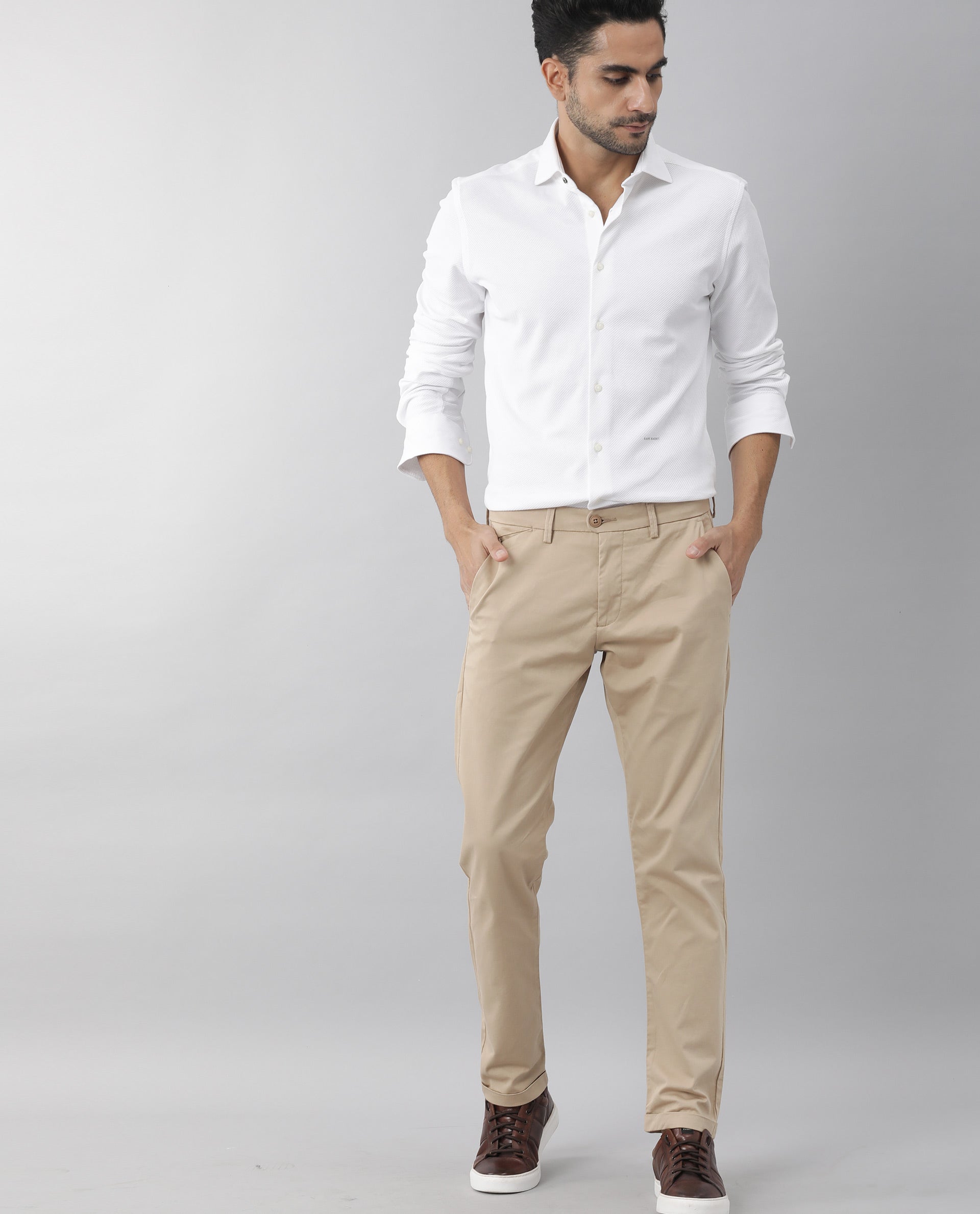 Timeless Classics White Shirt Matching Pant Combination for a Sleek Look