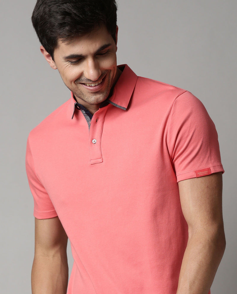 PAP- BASIC  MEN'S POLO - RED
