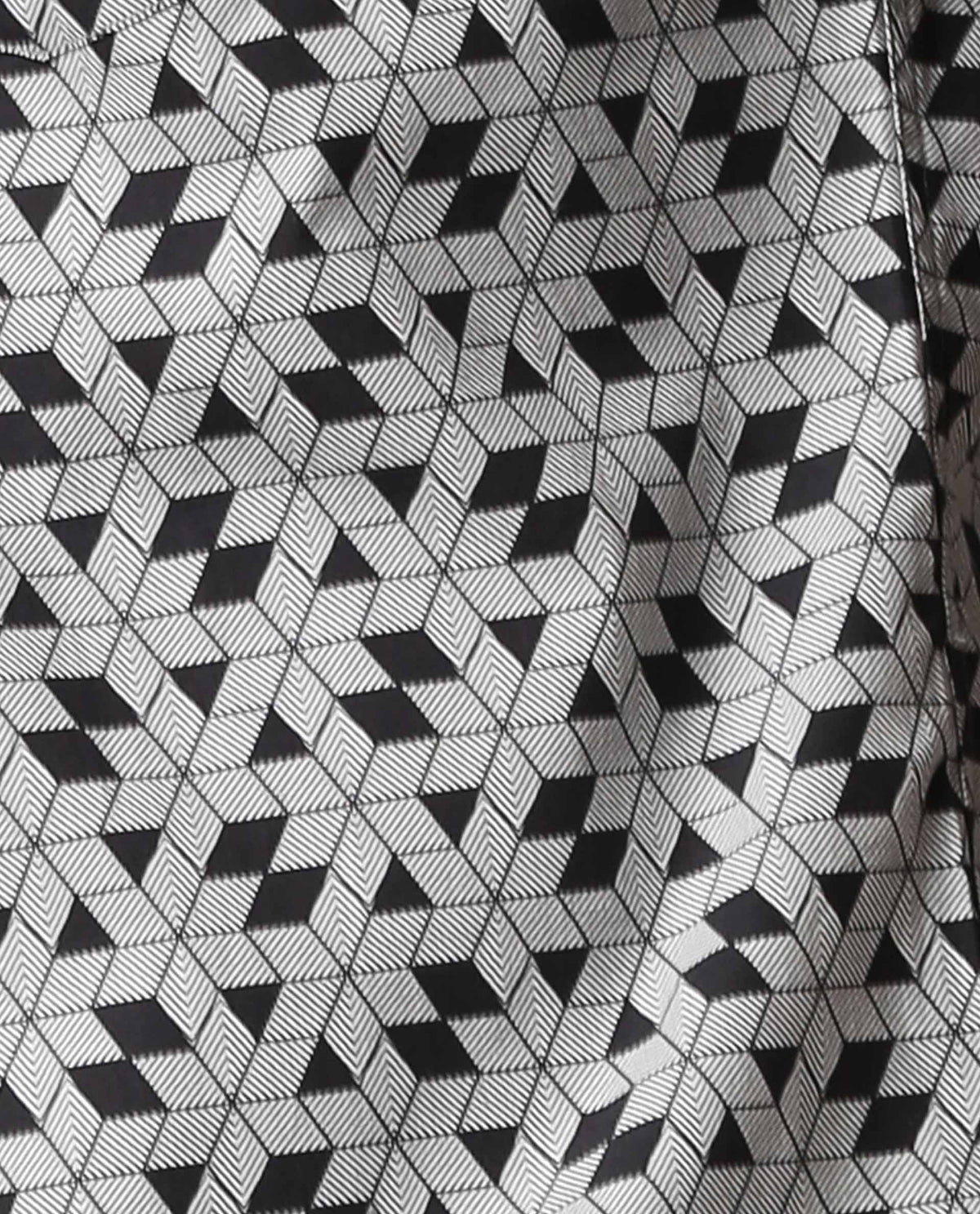 RARE RABBIT MEN'S PUZZLE BLACK SHIRT SHORT SLEEVES PRINT SLIM FIT